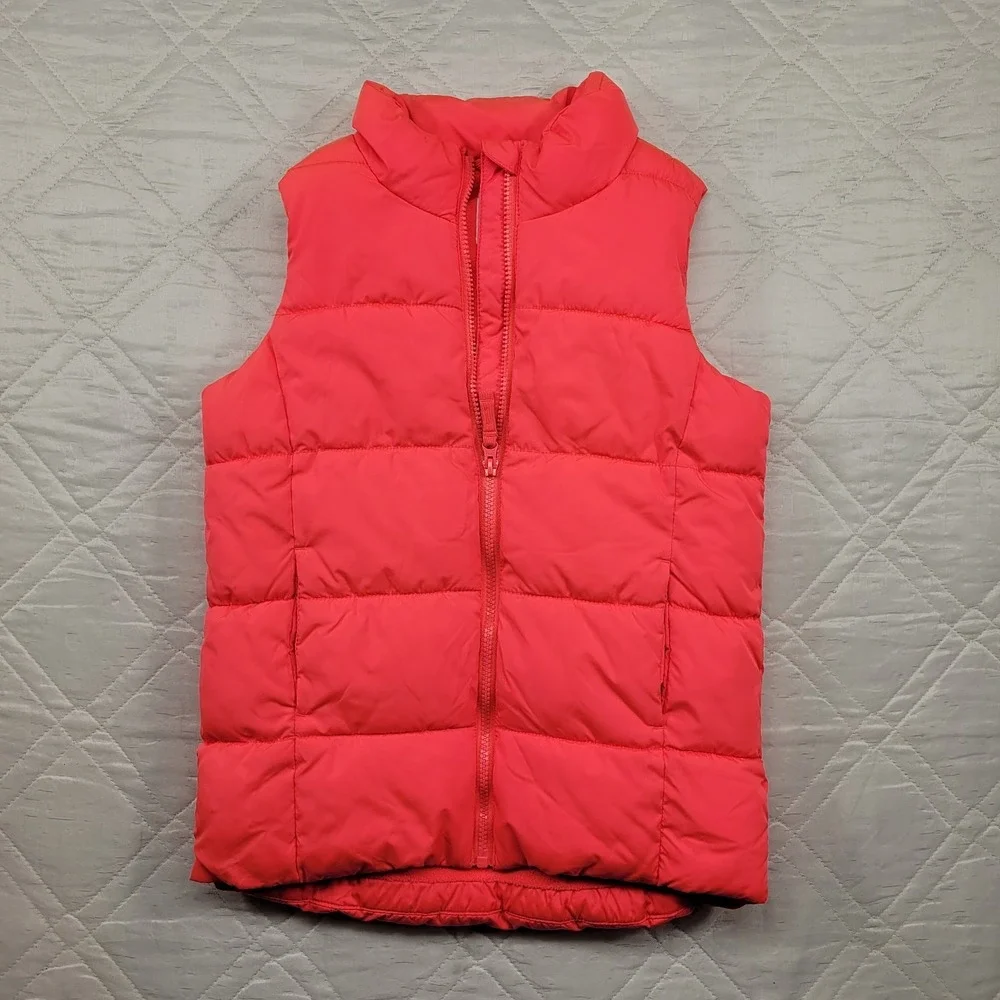 Old Navy Kids Neon Frost-free Puffer Vest size L/G (10-12)